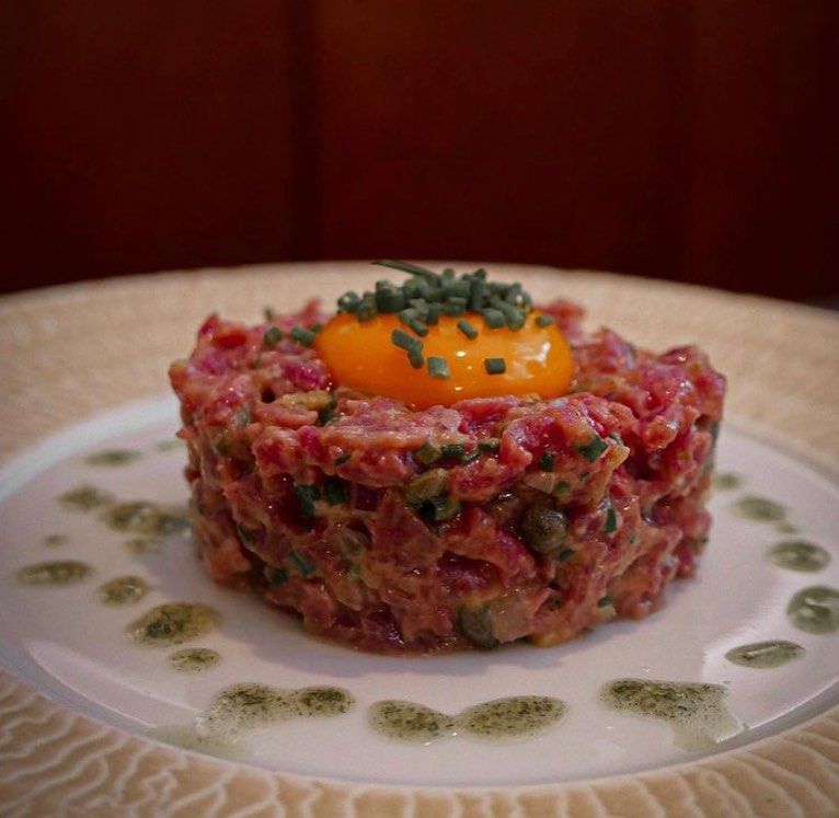 Beef tartare at Bouillon, one of Teodora Lazarova’s favourite Hong Kong restaurants. Photo: Instagram/@bouillon.hk