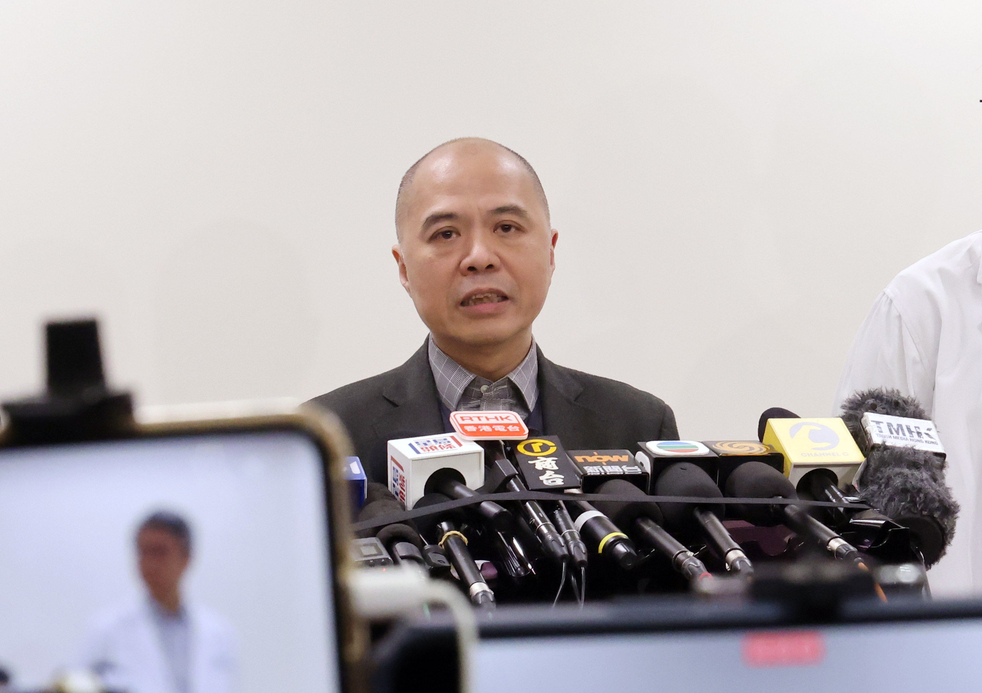 Dr Tang Kam-shing, the chairman of a panel set up to investigate an incident where a patient ended up in intensive care after a feeding tube was incorrectly inserted. Photo: Jelly Tse