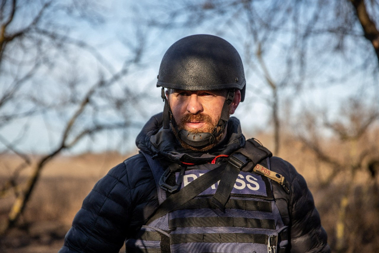 Reuters safety adviser Ryan Evans was killed in a Russian strike in Donetsk, Ukraine on Saturday. Photo: Reuters